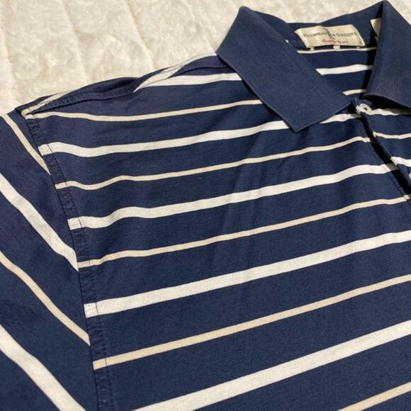 SALE  Fairway & Greene Navy Blue Golf Short Sleeve Polo Men's Size Large - Picture 2 of 11